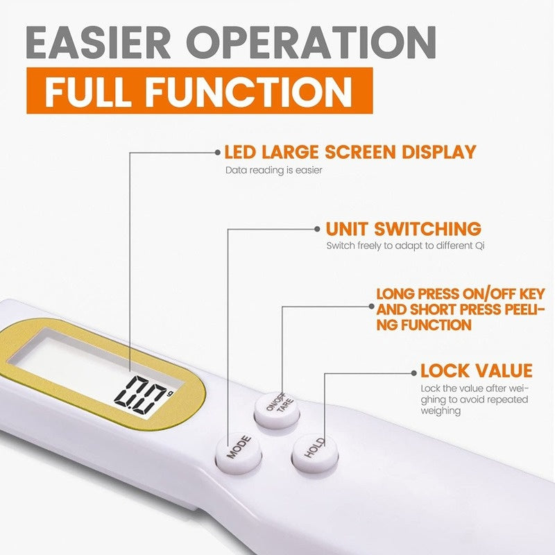 AccuMeasure Digital Kitchen Scale Spoon
