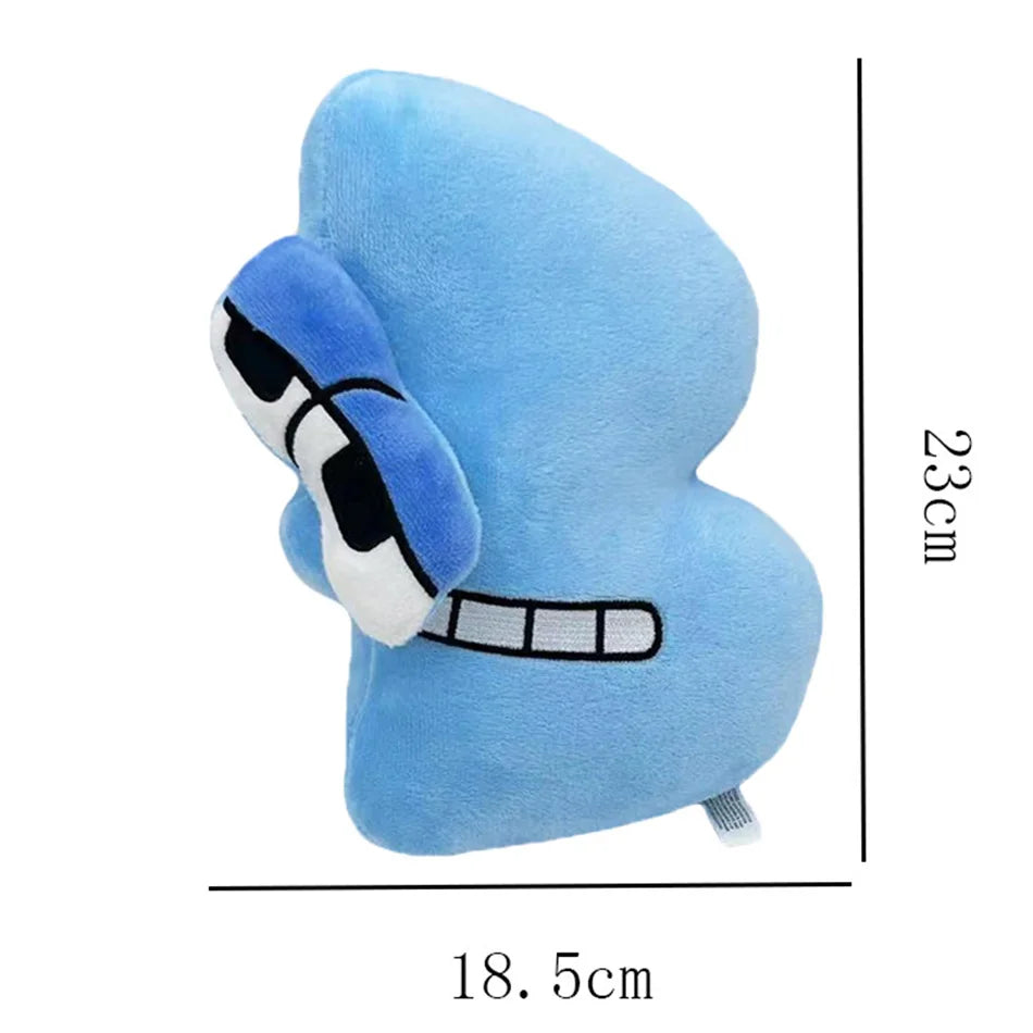Alphabet Lore Plush Toys Anime Doll Kawaii 26 English Letters Stuffed Toys Kids Enlightenment Montessori Plush Toy Doll Gifts