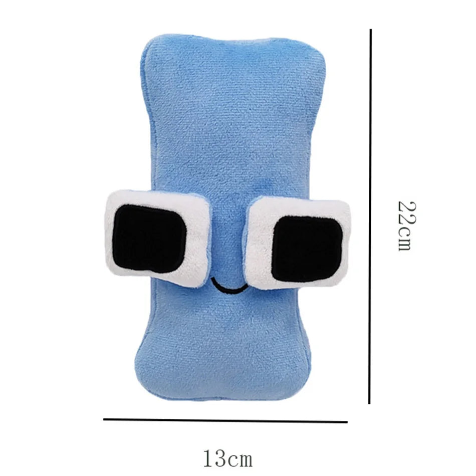 Alphabet Lore Plush Toys Anime Doll Kawaii 26 English Letters Stuffed Toys Kids Enlightenment Montessori Plush Toy Doll Gifts