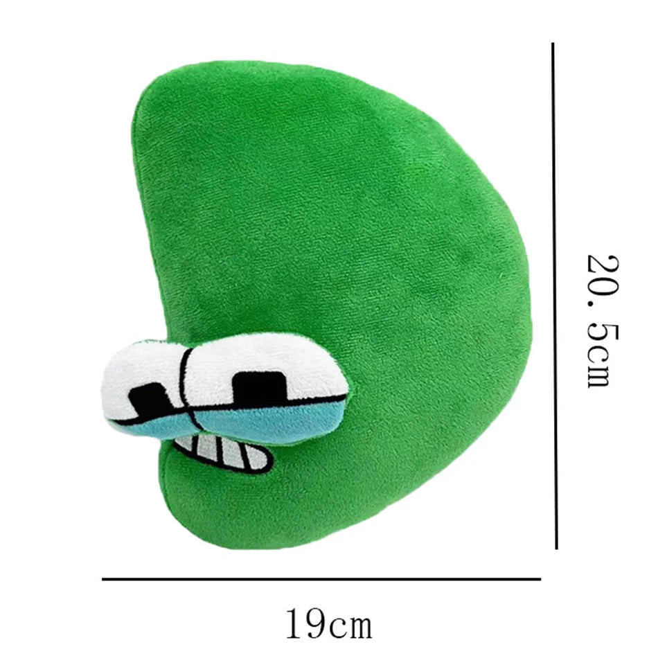 Alphabet Lore Plush Toys Anime Doll Kawaii 26 English Letters Stuffed Toys Kids Enlightenment Montessori Plush Toy Doll Gifts