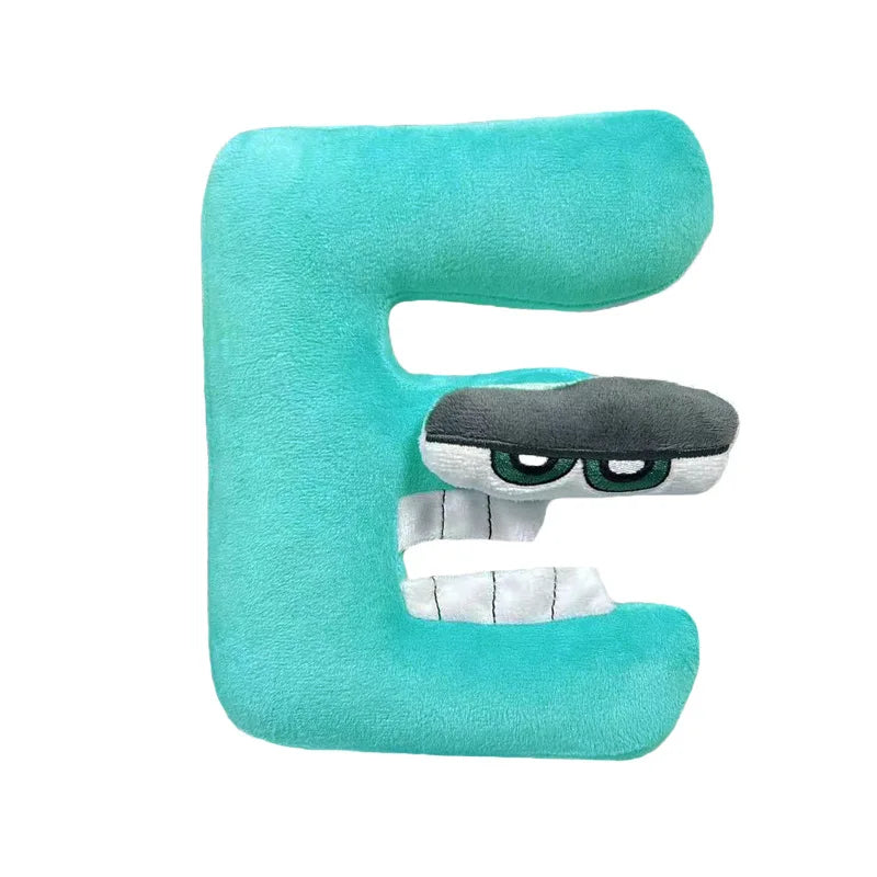 Alphabet Lore Plush Toys Anime Doll Kawaii 26 English Letters Stuffed Toys Kids Enlightenment Montessori Plush Toy Doll Gifts
