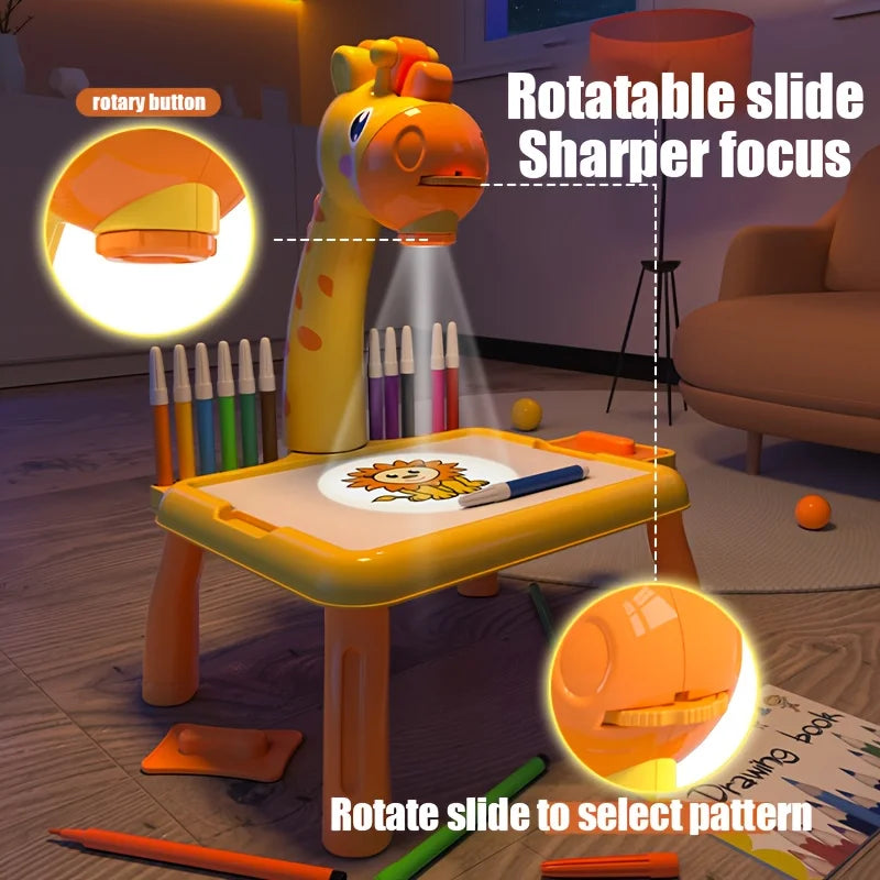 LED Projector Drawing Table