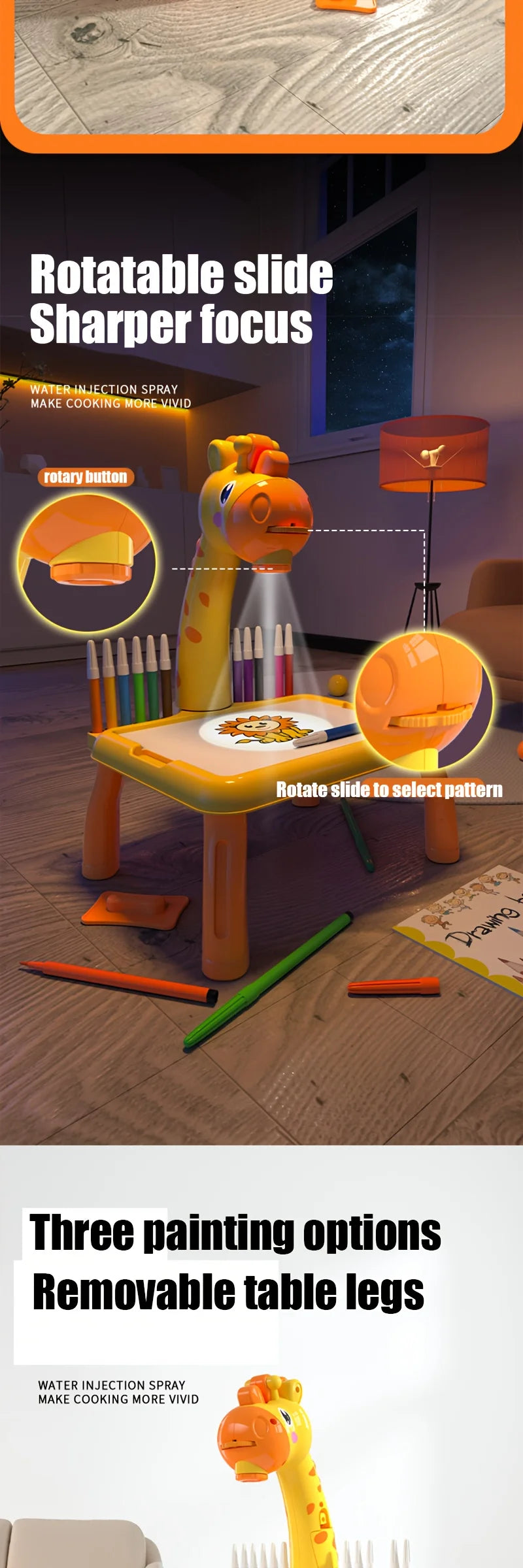 LED Projector Drawing Table