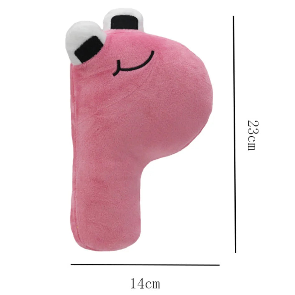 Alphabet Lore Plush Toys Anime Doll Kawaii 26 English Letters Stuffed Toys Kids Enlightenment Montessori Plush Toy Doll Gifts